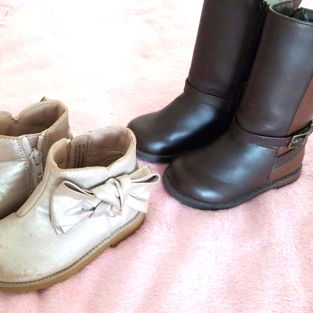 Toddler girl boots shoes size 7